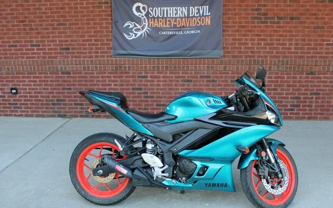 2021 Yamaha YZF-R3 Electric Teal