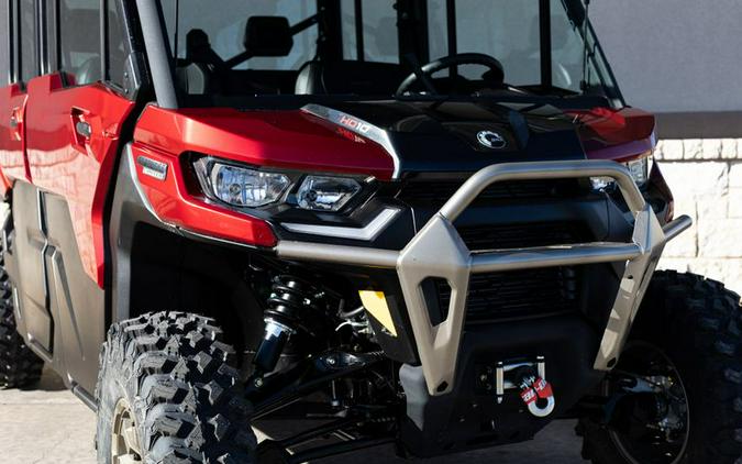 New 2024 CAN-AM DEFENDER MAX LIMITED HD10 FIERY RED