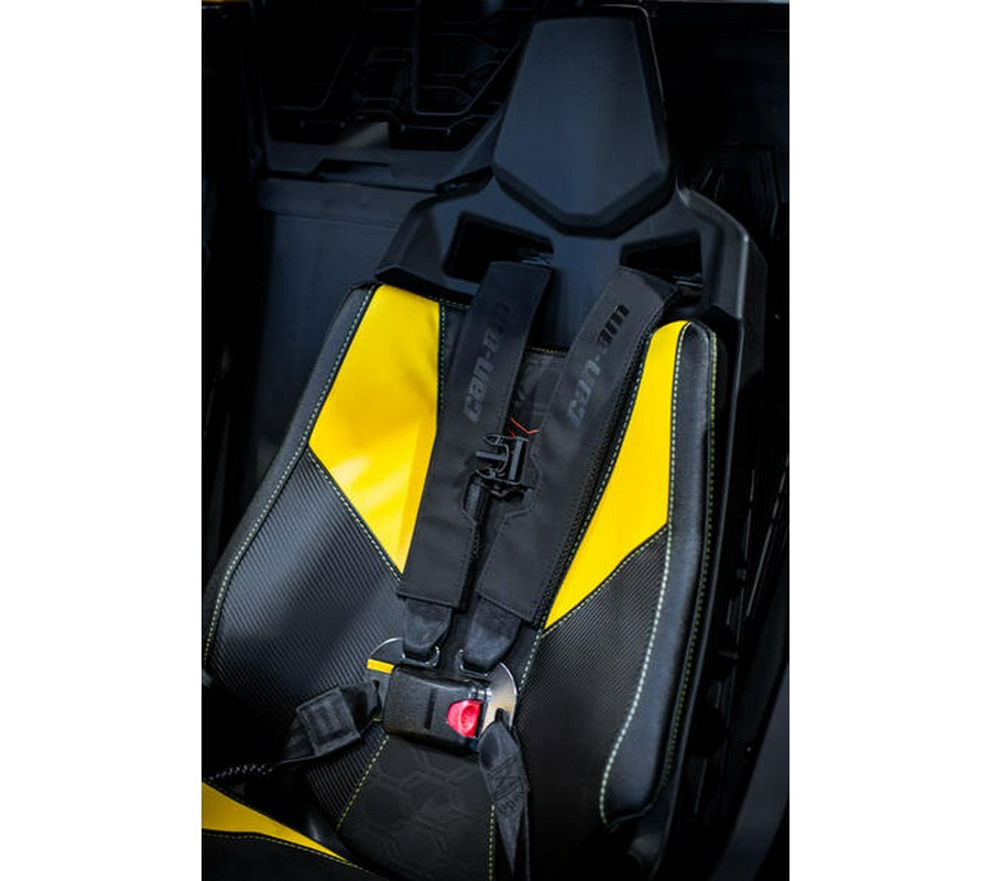 2024 Can-Am® Maverick R X RS with Smart-Shox Carbon Black & Neo Yellow