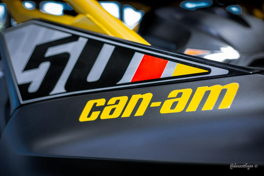 2024 Can-Am® Maverick R X RS with Smart-Shox Carbon Black & Neo Yellow