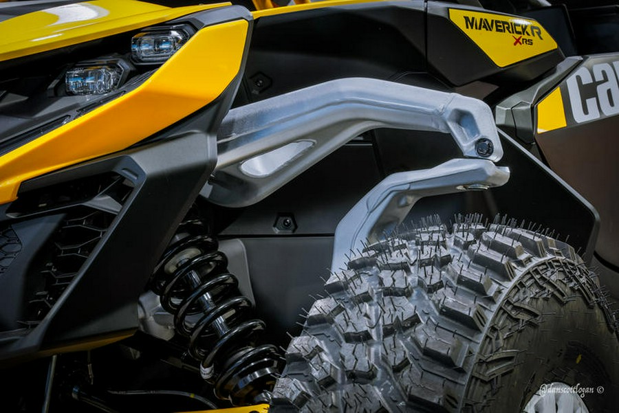 2024 Can-Am® Maverick R X RS with Smart-Shox Carbon Black & Neo Yellow