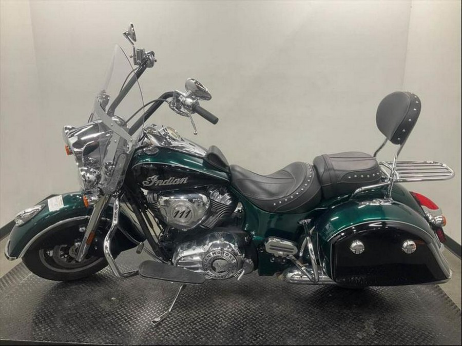 2018 Indian Motorcycle® Springfield® ABS Metallic Jade over Thunder Black