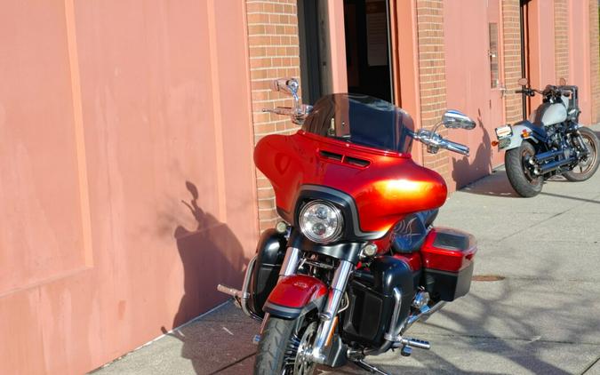 Harley-Davidson® CVO™ Street Glide® Orange Lava & Black Denim