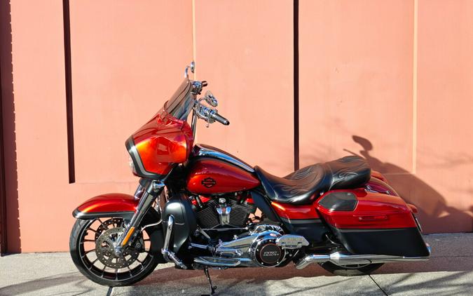 Harley-Davidson® CVO™ Street Glide® Orange Lava & Black Denim