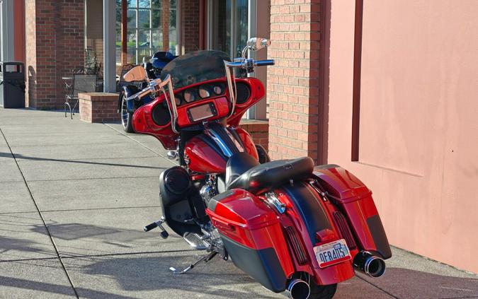 Harley-Davidson® CVO™ Street Glide® Orange Lava & Black Denim