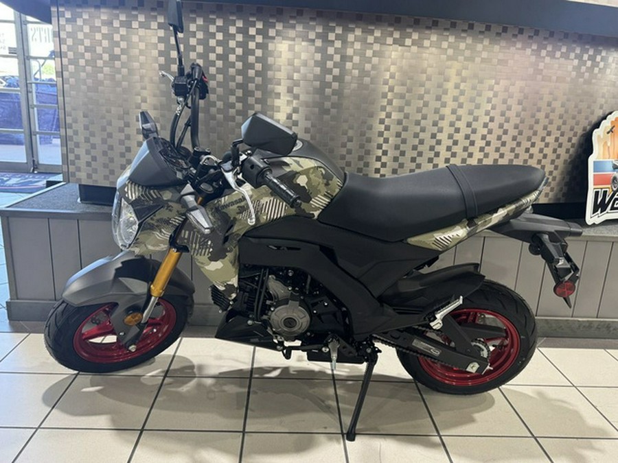 2025 Kawasaki Z125 PRO Cypher Camo Beige