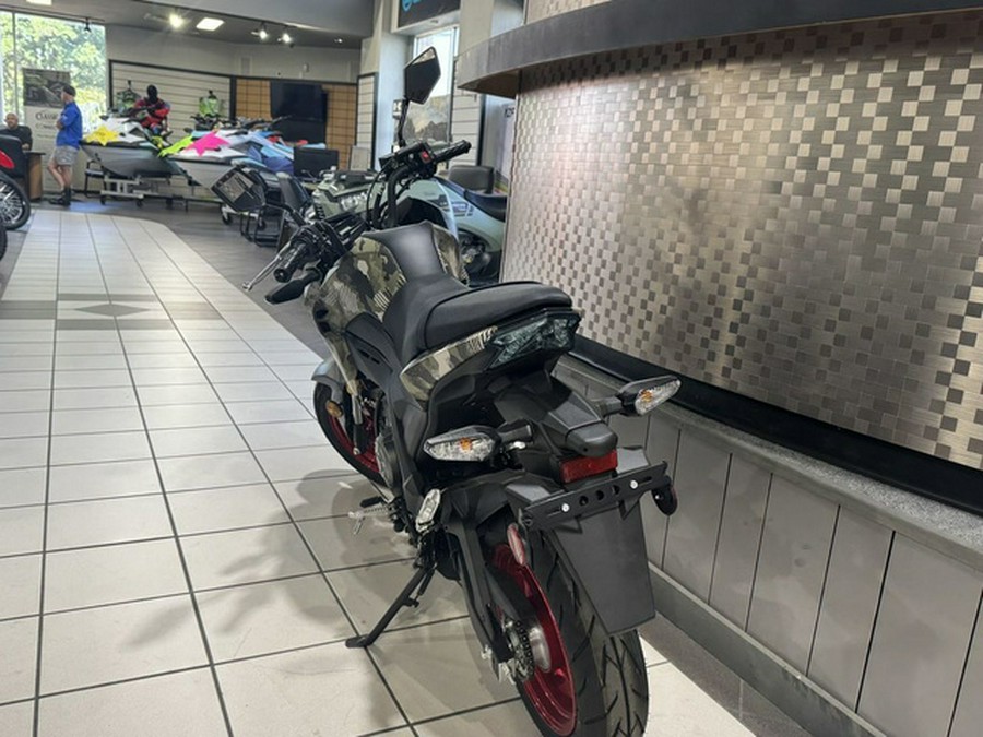 2025 Kawasaki Z125 PRO Cypher Camo Beige