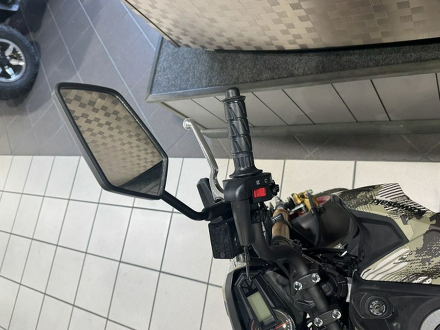 2025 Kawasaki Z125 PRO Cypher Camo Beige