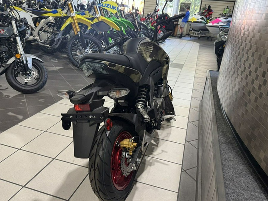2025 Kawasaki Z125 PRO Cypher Camo Beige