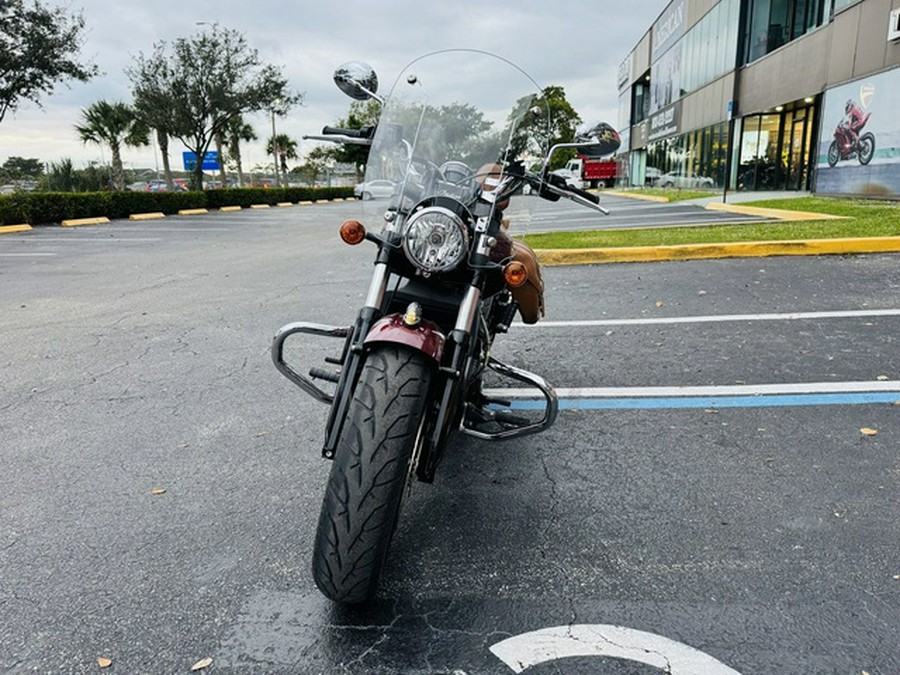 2018 Indian Scout ABS Burgundy Metallic