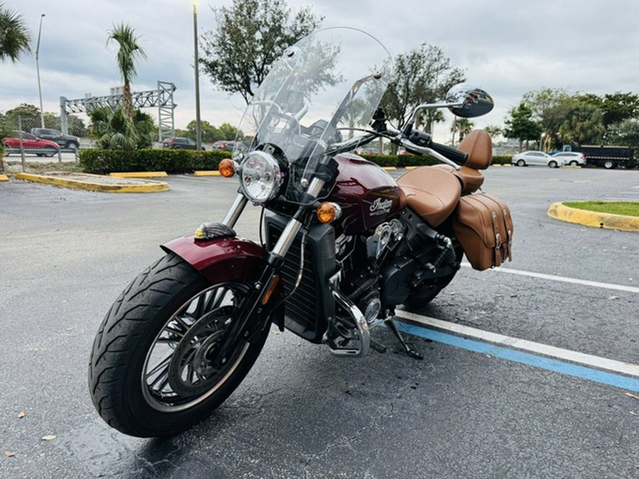 2018 Indian Scout ABS Burgundy Metallic