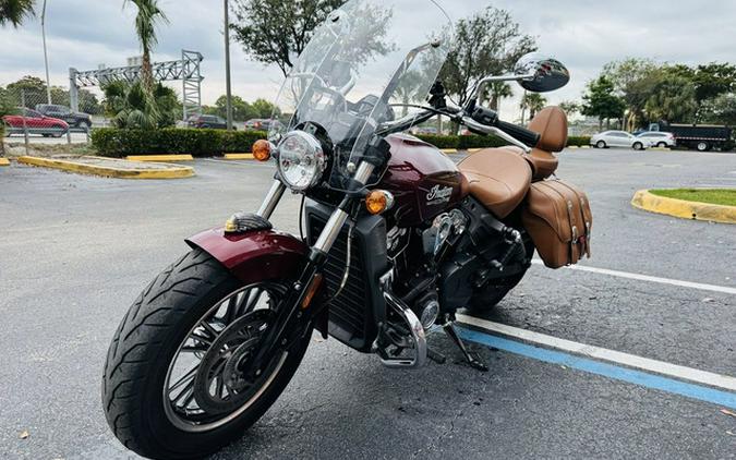 2018 Indian Scout ABS Burgundy Metallic