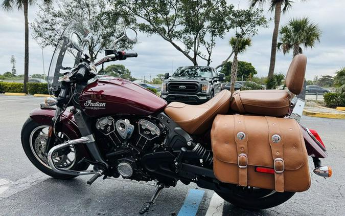 2018 Indian Scout ABS Burgundy Metallic