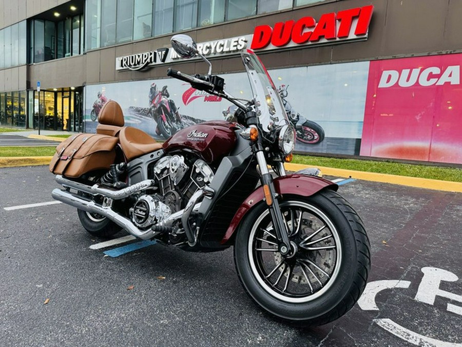 2018 Indian Scout ABS Burgundy Metallic