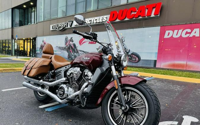 2018 Indian Scout ABS Burgundy Metallic