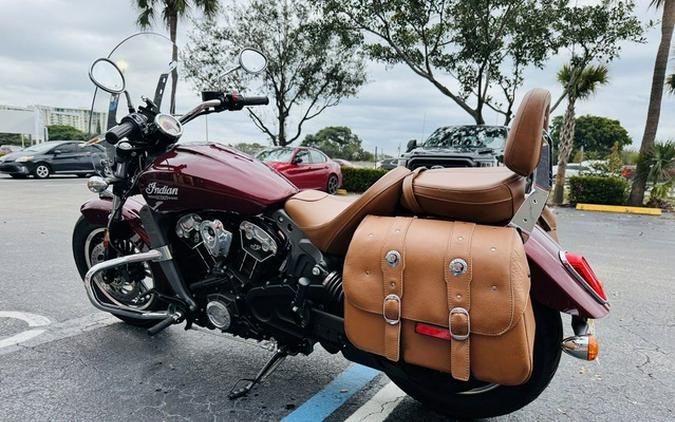 2018 Indian Scout ABS Burgundy Metallic