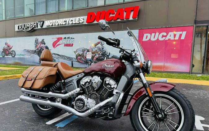 2018 Indian Scout ABS Burgundy Metallic