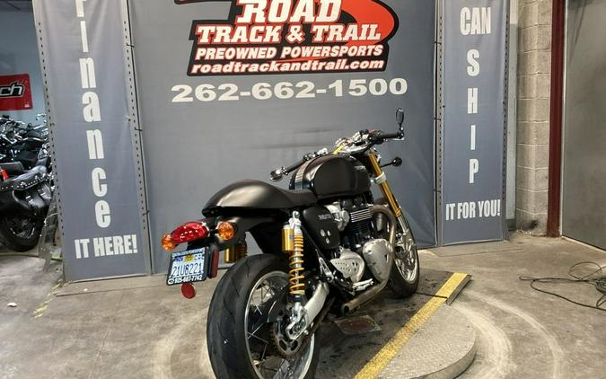 2017 Triumph Thruxton 1200 R Matte Jet Black