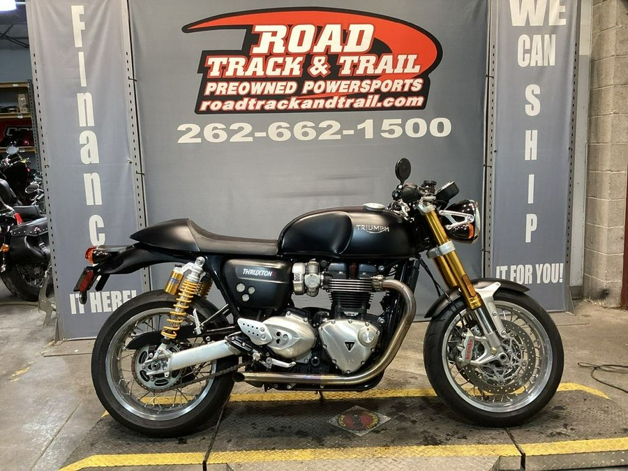 2017 Triumph Thruxton 1200 R Matte Jet Black