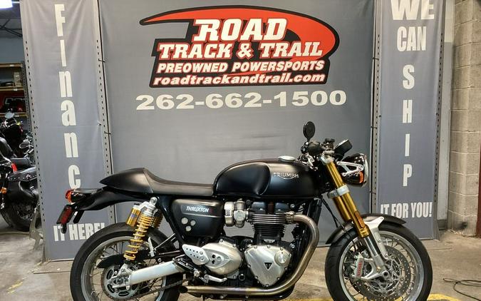 2017 Triumph Thruxton 1200 R Matte Jet Black