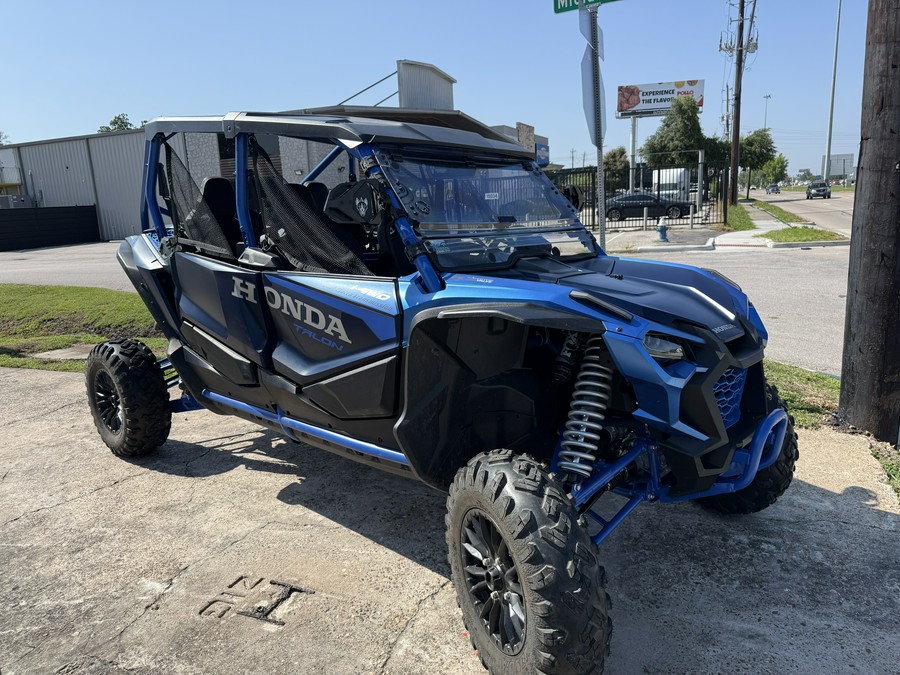 2024 Honda TALON 1000R-4 FOX LIVE VALVE Matte Navy Blue - 01077C