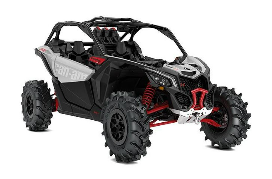 2024 Can-Am Maverick X3 X MR Turbo RR 64 Silver & Red