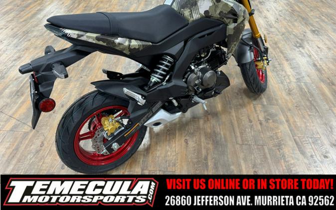 2025 Kawasaki Z125 PRO Cypher Camo Beige