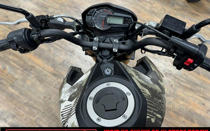 2025 Kawasaki Z125 PRO Cypher Camo Beige