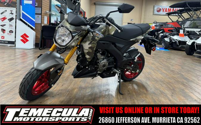 2025 Kawasaki Z125 PRO Cypher Camo Beige