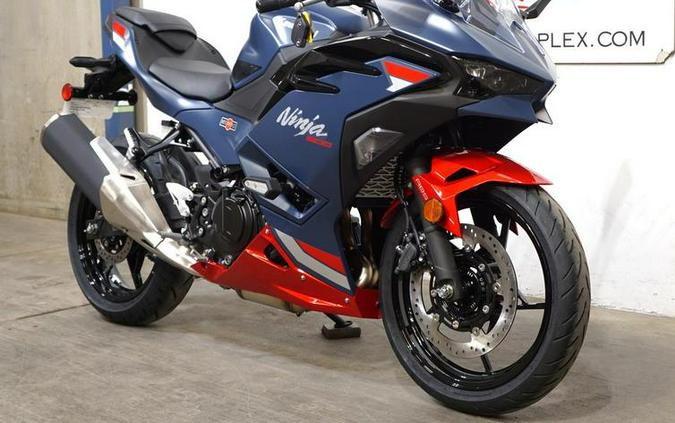 2026 Kawasaki Ninja® 500 ABS Metallic Matte Twilight Blue