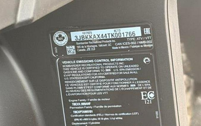 2026 Can-Am Defender XT HD11