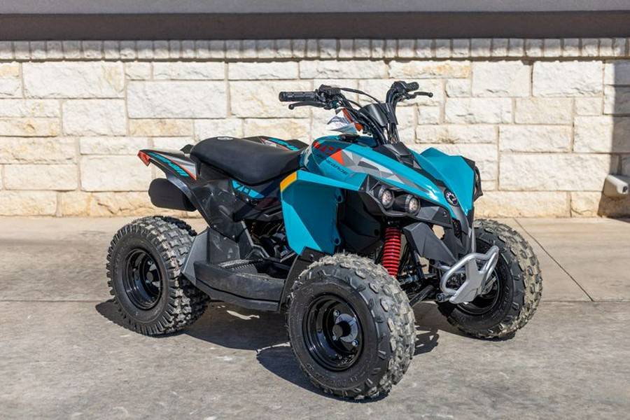 New 2024 CAN-AM RENEGADE 110 EFI CATALYST GRAY AND NEO YELLOW