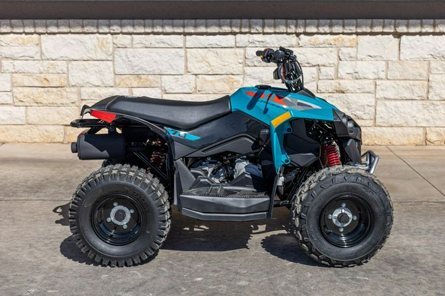 New 2024 CAN-AM RENEGADE 110 EFI CATALYST GRAY AND NEO YELLOW