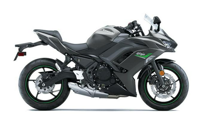 2024 Kawasaki Ninja 650 Metallic Covert Green/Metallic Spark Bl Metallic Matte Graphenesteel GrayEbony