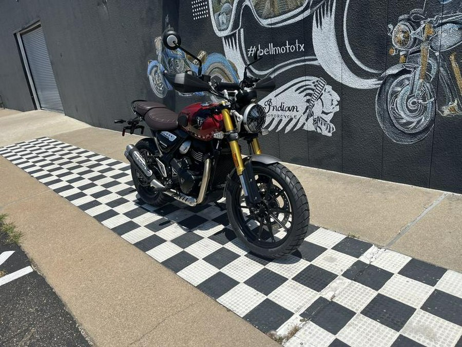 2024 Triumph Scrambler 400 X Carnival Red / Phantom Black