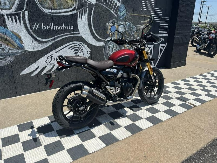 2024 Triumph Scrambler 400 X Carnival Red / Phantom Black