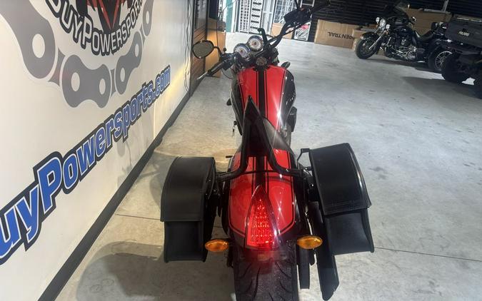 2016 Victory Motorcycles® Hammer® S Black w/Red Racing Stripes