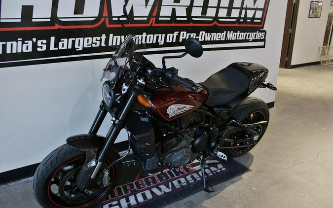 2022 Indian Motorcycle® FTR S Maroon Metallic