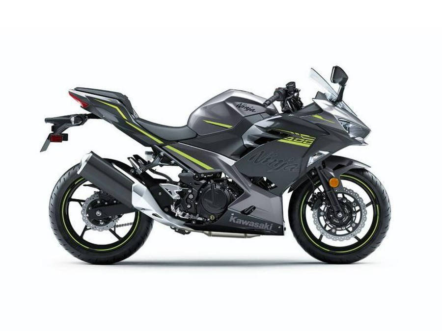 2021 Kawasaki Ninja® 400 ABS Metallic Gray/Metallic Magnetic Dark Gray