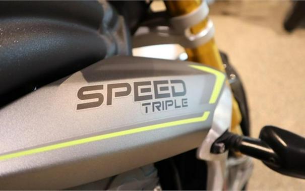 2022 Triumph Speed Triple 1200 RS Matte Silver Ice