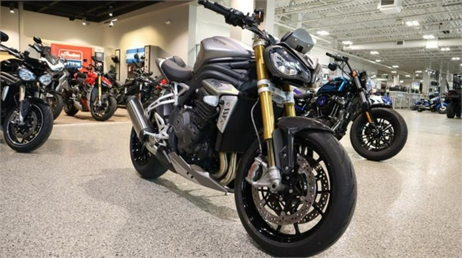 2022 Triumph Speed Triple 1200 RS Matte Silver Ice