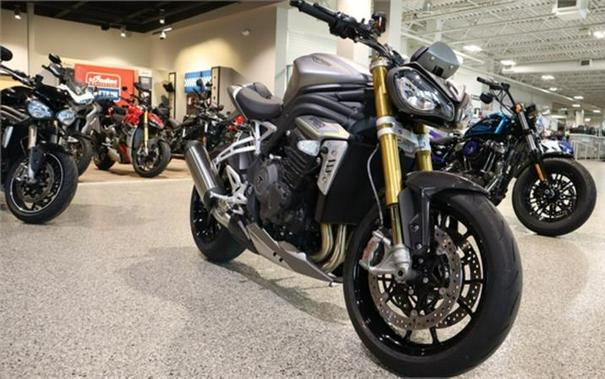 2022 Triumph Speed Triple 1200 RS Matte Silver Ice