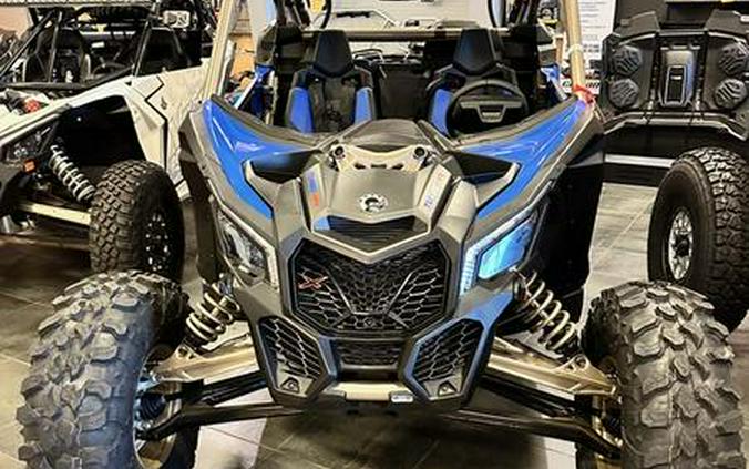 2024 Can-Am® Maverick X3 X rs Turbo RR with Smart-Shox Dazzling Blue & Carbon Black