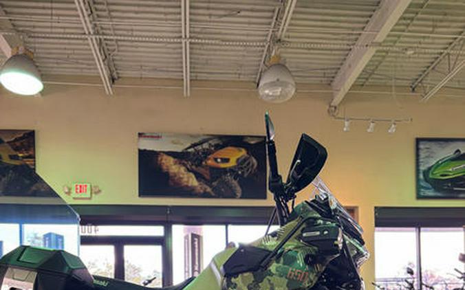 2026 Kawasaki KLR®650 Adventure ABS Cypher Camo Beige