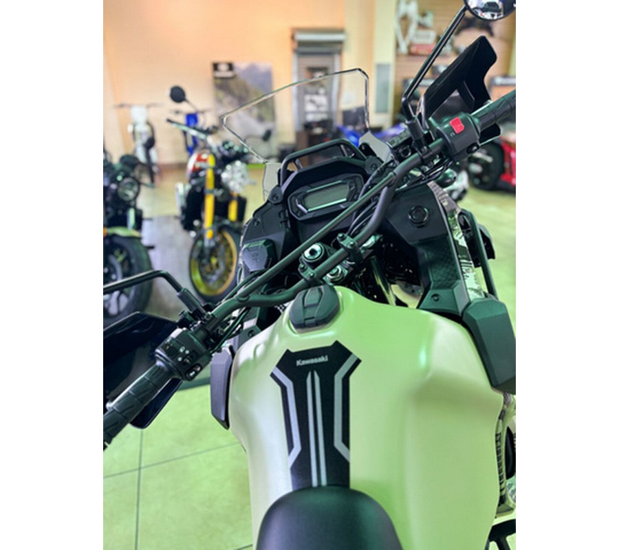 2026 Kawasaki KLR650 Adventure ABS Cypher Camo Beige
