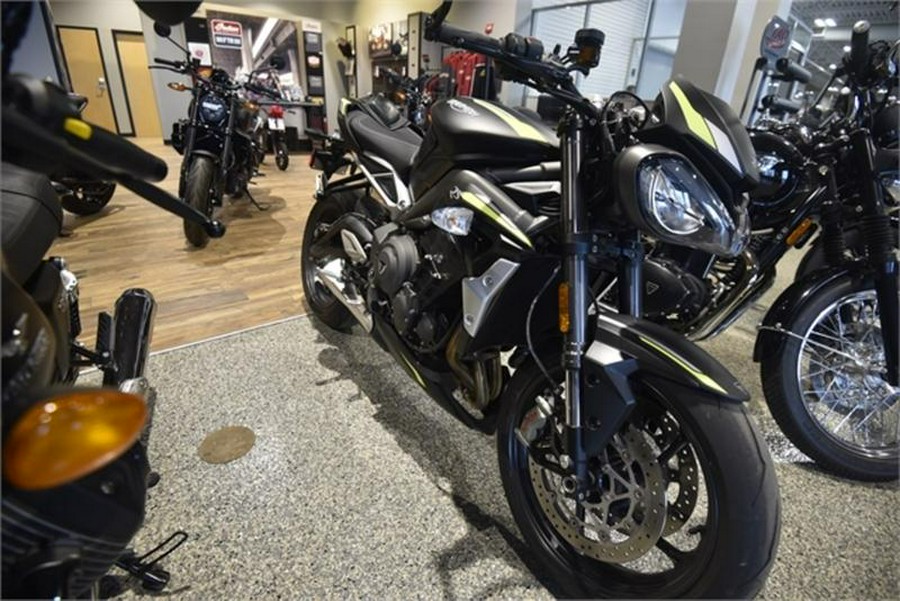 2022 Triumph Street Triple RS Matte Jet Black