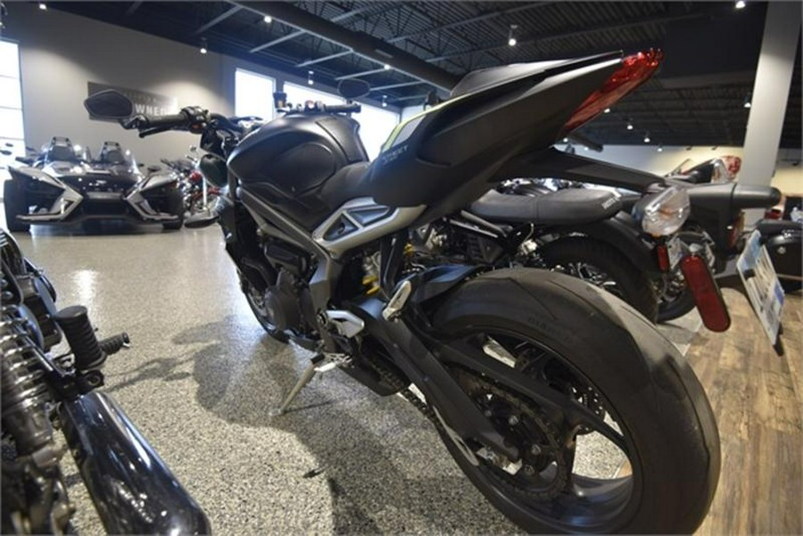 2022 Triumph Street Triple RS Matte Jet Black