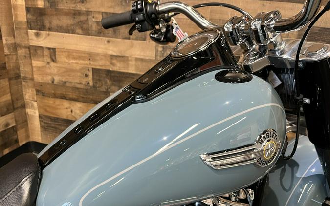 2024 Harley-Davidson® Fat Boy® 114 Sharkskin Blue FLFBS