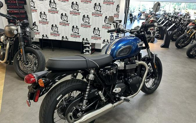 2023 Triumph Bonneville T100 Chrome Edition Cobalt Blue