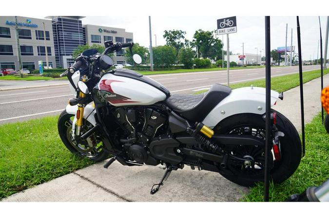 2025 Indian Motorcycle Motorcycle 101 SCOUT WHITE MTLC WGRFX TEC